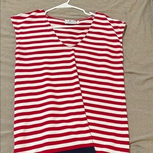 Vineyard vines Red and White Striped Women's casual dress